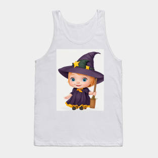 Cute Baby Witch Tank Top